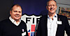 Dagens FIF-leder Christer Arnesen åpnet 50-årsjubileet.- Her er han sammen med forbundsleder Asle Aase i Norsk fengsels- og friomsorgsforbund (NFF).