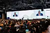482 valgte delegater samlet på Oslo kongressenter på åpningsdagen fredag 20. oktober 2023.