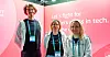 THOR, TRINE, TRINE: Dagens standvakter, Thor, Trine og Trine. De tror det hjelper for EL og ITs rekruttering av IT-folk å være synlig på konferanser som NDC. Det er første gang i historien forbundet har stand på en slik IT-event.