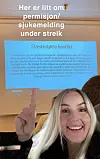 PÅ SNAPCHAT: Elektriker Henriette Thorsen dekket streikeforberedende klubbledermøte på Snapchat. Over 800 personer fulgte henne gjennom dagen.