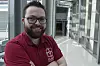 STAND: Geir Aasen har til nå vervet 300 IT-medlemmer i Oslo og Akershus via enkle rekvisitter som stand, rollup og standhaftig tilstedeværelse. Nå er det opp til de øvrige distirktene i EL og IT å gjøre det samme.