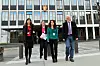 REGJERINGSKVARTAL: NTL Utenriksdepartementet og Ellen Aabø, Merete Kristin Wilhelmsen (leder), Heidi Johansen og Ole Bjørn Røeggen vil ikke ha kontorlandskap som hovedregel i det nye regjeringskvartalet.