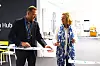 KLIPPER TRÅDEN: I går åpnet Telenors nye IoT-lab. T.v. Ove Fredheim, t.h. Berit Svendsen.