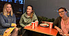 VANSKELIG Å TENKE FRAMOVER: Synne Lyng, Tonje Sandem og Berit Viddal har vært permittert siden 13. mars. Framtida er usikker.