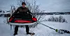 LIVET: I fjellpulken på rundt 50 kilo har Sinnes pakka hele livet for de neste månedene - hvert fall fram til han skal bytte om til tursko og sekk et sted i Midt-Norge.