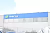 SKOGN. Norske Skogs fabrikk i Skogn.