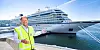 GODT OG GRØNT SKIFTE: Havnedirektør Halvard Aglen lovpriser landstrømanlegget de fikk på plass for to år siden. Dette sikret at cruisebåter som måtte ligge landfast valgte Kristainsand Havn.