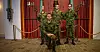 BEST I STATEN: Fire av 658 lærlinger i Forsvaret. Bak fra venstre: Henriette Reinnel Gaaserud, Sander Sæternes og Sebastian Sørensen. Foran: August Skogvoll
