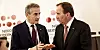Sliter: Arbeiderparti-leder Jonas Gahr Støre i samtale med Sveriges statsminister og tidligere forbundsleder Stefan Löfven. Socialdemokraterna taper nå støtte blant LOs medlemmer.

Arkivfoto: Tri Nguyen Dinh