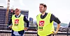 KLARE FOR KAMP: Vidar Martin Hasle Jensen og Lars Martin Mediaas i NTL Kommunal- og distriktsdepartementet er klare for å gå i streik om ikke kravene fra LO Stat blir møtt hos Riksmekleren.