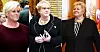 TRO: Siv Jensen, Trine Skei Grande og Erna Solberg, her fra fremleggelsen av statsbudsjettet.