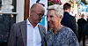 NHO-sjef Ole-Erik Almlid og LO-leder Peggy Hessen Følsvik stilte sammen hos statsminister Jonas Gahr Støre for å diskutere handelskrigen. Bildet er tatt under Arendalsuka i sommer.