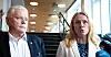 Pensjonistforbundets leder Jan Davidsen og arbeids- og sosialminsiter Anniken Hauglie (H).