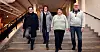 KLARE TIL INNSATS: – Konsernet Posten Norge er på ingen måte ferdige med omstillingene av virksomheten. De strategiske avgjørelsene som tas blir viktige for medlemmene våre, og vi er klare til innsats for å sikre best mulig jobbsikkerhet, arbeidsvilkår og lønnsvilkår for våre folk, sier Ann Elisabeth Wirgeness, Tove Rundtom, Gerd Øiahals og Lars Nilsen - som håper på god deltakelse i valget av styrerepresentanter i Posten.
