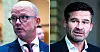 NHO-sjef Ole Erik Almlid og LOs sjeføkonom Roger Bjørnstad