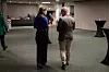 DIALOG: Arbeidsministeren og HK-leder Christopher Beckham har mye å snakke om. De er ikke alltid enige. Bildet er tatt på HK-dagen i november.
