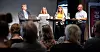 FULL STØTTE: LO-sekretær Trude Tinnlund (nummer to fra venstre) ga FLTs krav om økt satsing på fagskolene full støtte. Hun etterlyser en opptrappingsplan for fagskolene. Her sammen med (f.v.) Trond Blindheim, Åse Kleven og Ulf Madsen.