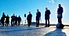 HAVVIND:  Marte Mjøs Persen (t.v.), olje- og energiminister inntil hun ble avløst av Terje Aasland, statsminister Jonas Gahr Støre, finansminister Trygve Slagsvold Vedum og næringsminister Jan Christian Vestre på pressekonferansen 9. februar i år.