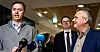 Knut Sunde i Norsk Industri og Fellesforbundets Jørn Eggum ble til slitt enige i lønnsoppgjøret, godt hjulpet av riksmekler Mats Ruland.