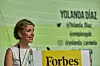DIALOG: Arbeidsminister Yolanda Díaz har klart å etablere dialog med arbeidsgiverorganisasjonen (CEOE) fagbevegelsen (CCOO og UGT) for å få på plass nødvendig reformer i økonomien.