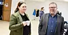 AFP-DEBATT. Nestleder i HK, Lene Reitan og leder i EL og IT Forbundet, Jan Olav Andersen er begge opptatt av å få på plass en ny og forbedret AFP-ordning, men litt uenige om tidspunktet for når dette skal skje.