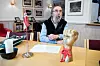 KONTOR: Bjørn Jaaberg Hansen forteller entusiastisk, i andre etasjen der det lokale Arbeiderpariet har sitt kontor.