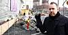 Rådgiver i LO, Jonas Bals, utenfor det nye Nasjonalmuseet hvor det har foregått mange brudd på arbeidsmiljøloven.