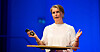 NY UNDERSØKELSE: Fafo-forsker Sissel Trygstad presenterte funn om tillitsvalgtes hverdag på Arbeidsmandsforbundets landsmøte.
