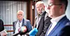 IKKE BARE PENGER: Jørn Eggum i Fellesforbundet (til venstre) og Stein Lier-Hansen i Norsk Industri skal de neste ukene prøve å bli enige om en hel rekke endringer i Industrioverenskomsten. Dette skjer med hjelp fra riksmekler Mats Wilhelm Ruland (til høyre)