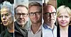 ØKONOMER: Kalle Moene (UiO), Rolf Aaberge (SSB), Gisle James Natvik (BI), Kjell Gunnar Salvenes (NHH) og Marianne Nordli Hansen (UiO) er enige om at de økonomiske ulikhetene vil bli mindre av å innføre en skatt på arv.