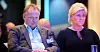 Per Sandberg og Siv Jensen i 'gamle glansdager'. Her fra Frp-landsmøtet i 2014.