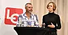 Bård Nylund og Anette Trettebergstuen under en kulturdebatt på Arendalsuka i fjor.