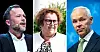 Audun Lysbakken (SV), Olaug Bollestad (Krf) og Jan Tore Sanner (Høyre).