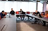 EGET  MØTEROM: EL og IT-delegasjonen får et eget møterom der de kan gjøre de siste forberedelsene før meklingsstart klokka 10, tirsdag.