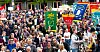Det var rekordstor oppslutning om 1. mai i Oslo i år.