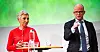 LO-leder Peggy Hessen Følsvik og NHO-sjef Ole Erik Almlid snakker varmt om å satse på hydrogen og ammoniakk.
