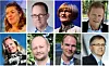 Kjersti Skogen Lund (NHO), Oluf Ulseth (Energi Norge), Gro Brækken  (Norsk olje og gass), Are Kjensli (NHO Logistikk og transport), Kristin Krohn Devold (NHO, Reiseliv), Stein Lier Hansen (Norsk Industri), Stig Morten Nilsen (Norsk bilbransjeforbund), Torbjørn Lothe (NHO Luftfart).