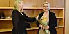 GOD STEMNING: Tina Bru og Marte Mjøs Persen.