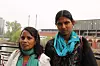 Generalsekretær Safia Parvin (t.v.) i tekstilarbeiderforbundet NGWF og tekstilarbeider Shahnaz Begum håper europeisk og amerikansk fagbevegelse kan hjelpe kollegene i Bangladesh.