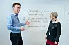 Seniorrådgiver Trygve Fredrik Myhren i Akan og Beate Furulund, HMS-leder i ISS Facility Services.