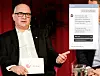 CHATTEVINDU: Nestleder i HK, Bjørn Mietinen, er fornøyd med at folk kan nå stille enkle spørsmål til HKs nye chatbot som ved eksempelet her.