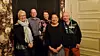 Haugesund: Avdeling 7 Sør-Vest har hatt merkeutdeling for sine jubilanter i Haugesund. Fra venstre ser vi 25-årsjubilantene Ruth Mæland og Bjarne Hjelmås fra vakt, 25-årsjubilantene Turid Aksdal og Astrid Nordvik fra renhold helt til høyre står 40-årsjubilanten Nils Johan Hansen fra renhold.