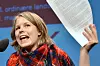 VARSLA FORSLAG: Kirsti Bergstø i SV og Senterpartiet varsla allereie under streiken at dei kom til å kome med eit forslag med konkrete krav til lokførarutdanning.