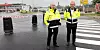 Kent Weberg (t.v) og Morten Hagen har i lang tid etterlyst tiltak for å gjøre bussterminalen sikrere.