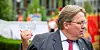 INGEN STØTTE TIL REGJERINGEN: Sverre Myrli og Arbeiderpartiet vil stemme nei til de lovendringene regjeringen foreslår for å innføre EUs fjerde jernbanepakke.