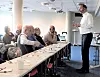 MØTTE SL: Trond Giske på årsmøtet til Oslo fylkeslag av Skolenes landsforbund.