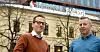 Trygve Svensson i Agenda (t.v.) og forbundsleder i Industri Energi, Frode Alfheim skal grave fram handlingsrommet og utfordringene ved EØS-avtalen.