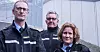 KUTTER BEMANNING: Tom Svarva, Joar Haug og Lena Ellingsen er bekymret for sikkerhet og miljøarbeid på høysikkerhet.
