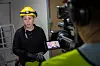 FILMOPPTAK: Anita Gjersvold (21) er gjennomgangsfigur i pensjonsfilmen Manifest har laget til årskonferansen i Oslo 1. mars.