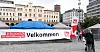 Tillitsvalgte og deres familier tok turen til Youngstorget for å feires de tillitsvalgte sitt år.
